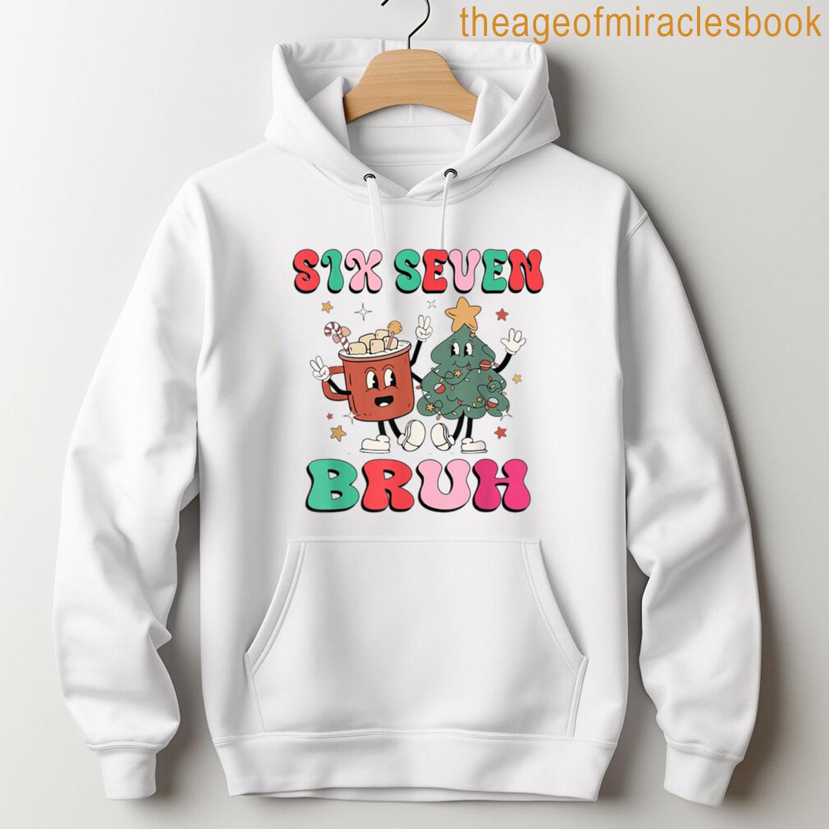 Alternative view of 6 7 Meme Six Seven Xmas Funny 67 Christmas Boys Girls Kids T-shirt