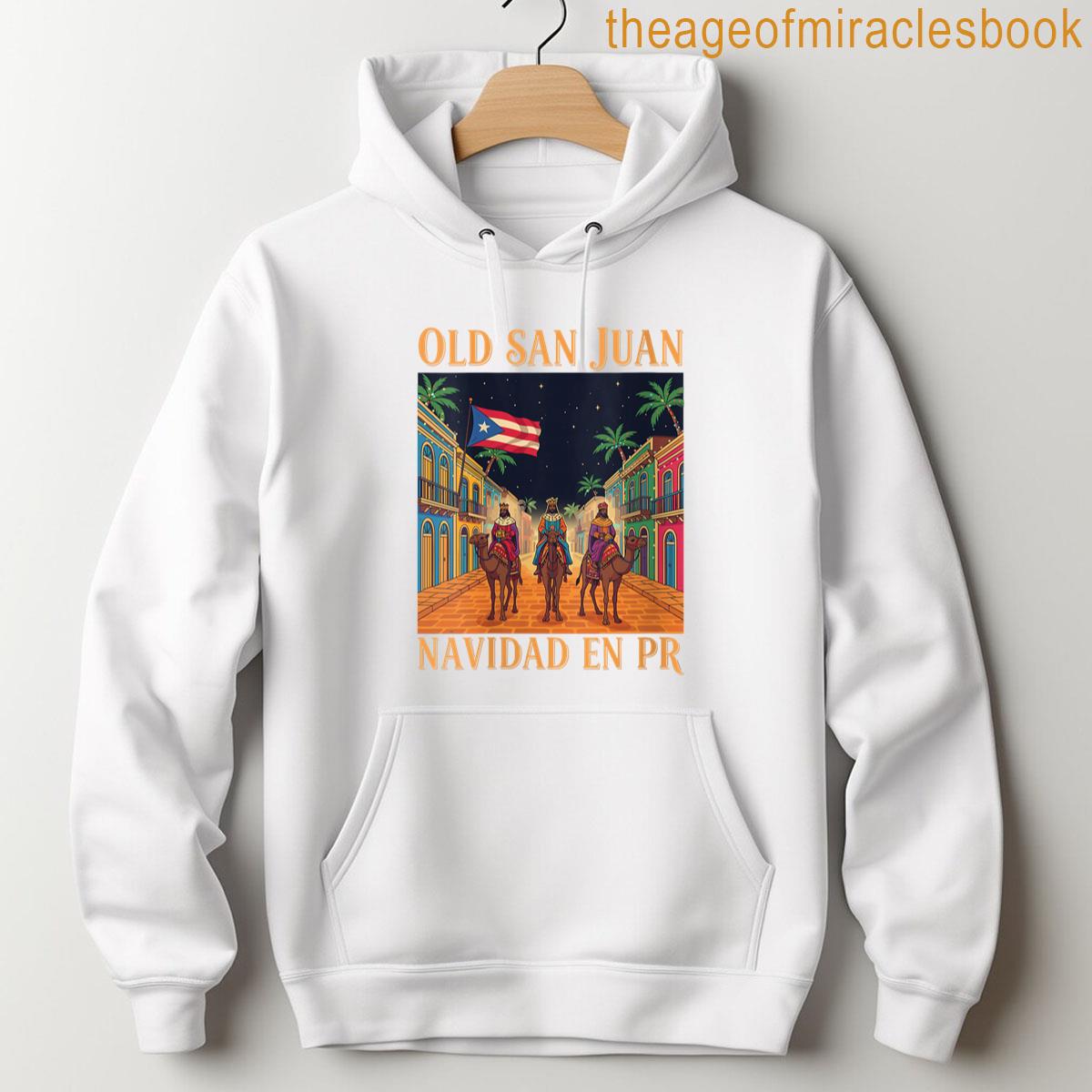 Alternative view of Womens Old San Juan Navidad En Pr Three Kings Da De Reyes Boricua T-shirt