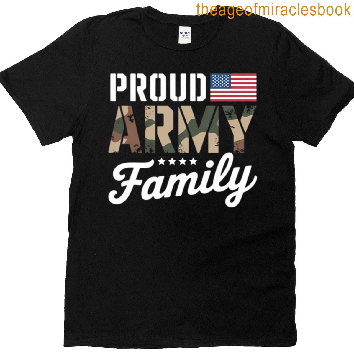 Army Graduation Proud Military Family Mom Dad Brother Sister T-shirt