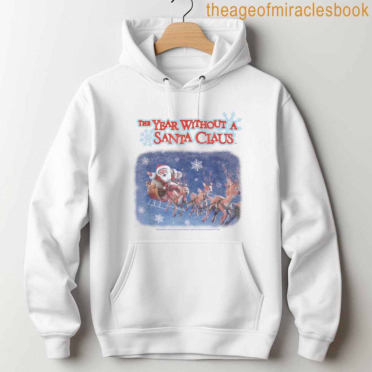 Alternative view of Year Without A Santa Claus Poster Art And Logo Christmas T-shirt
