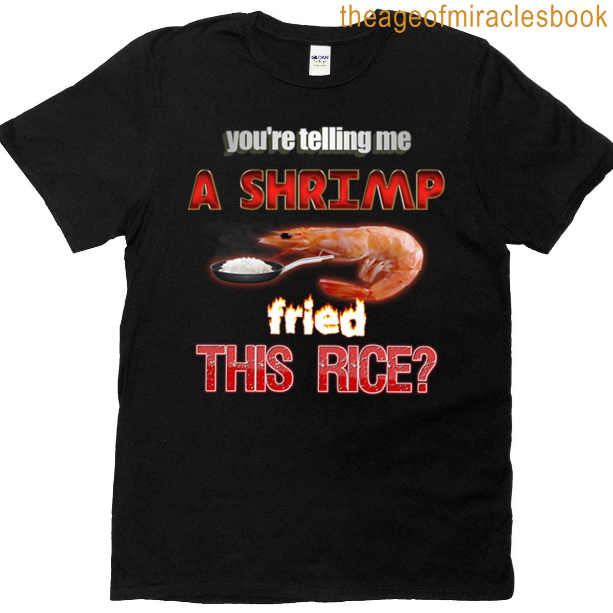 You’re Telling Me A Shrimp Fried This Rice Dad Joke Pun T-shirt