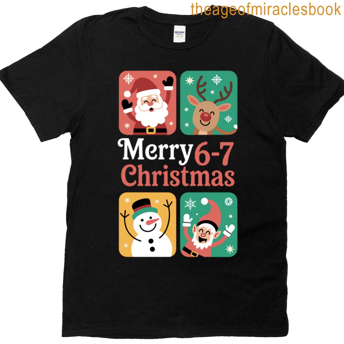 6 7 Six Seven Meme Christmas T-shirt