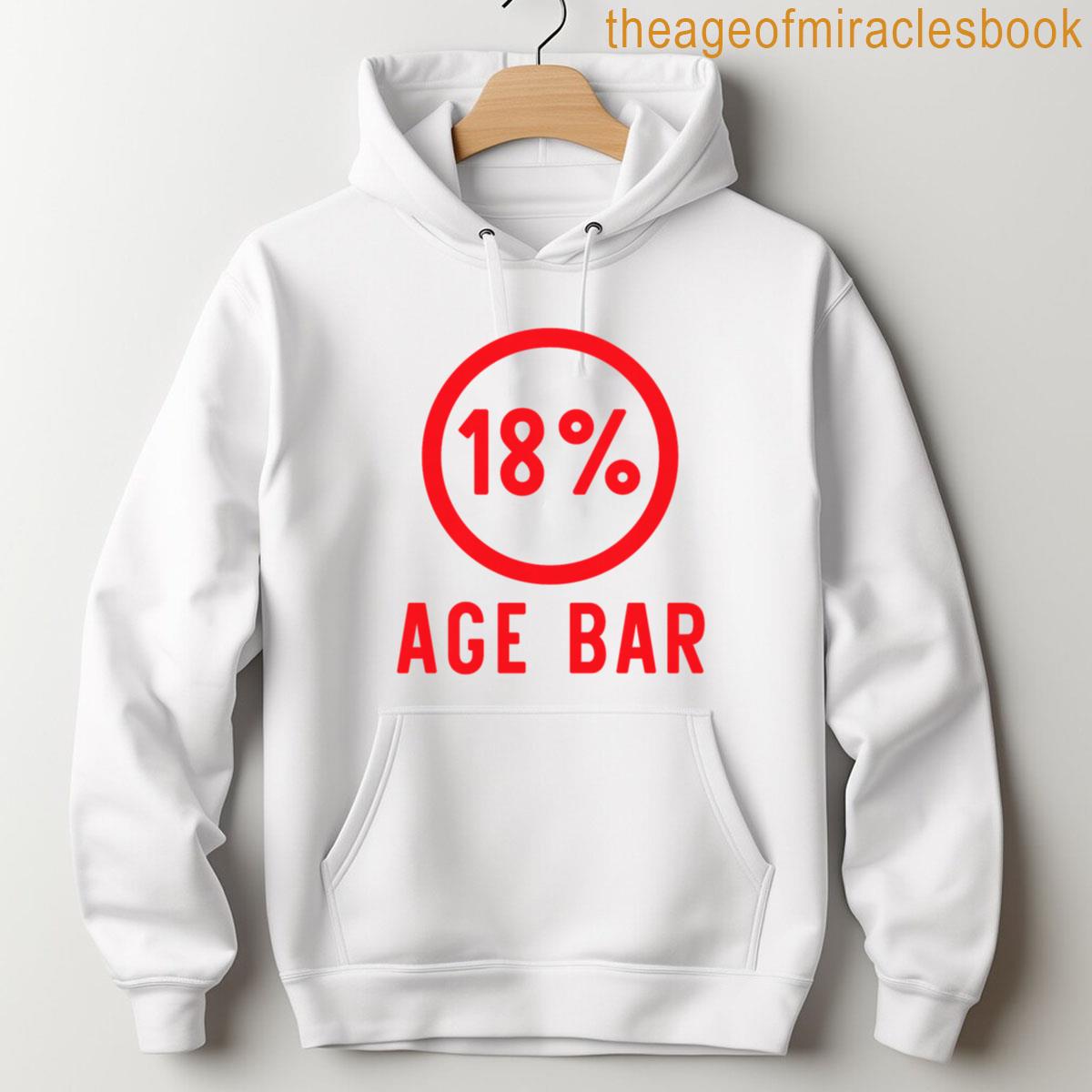 Alternative view of 18 Age Bar Funny Humor Women Men Dad Mom Family Premium Tri-blend T-shirt