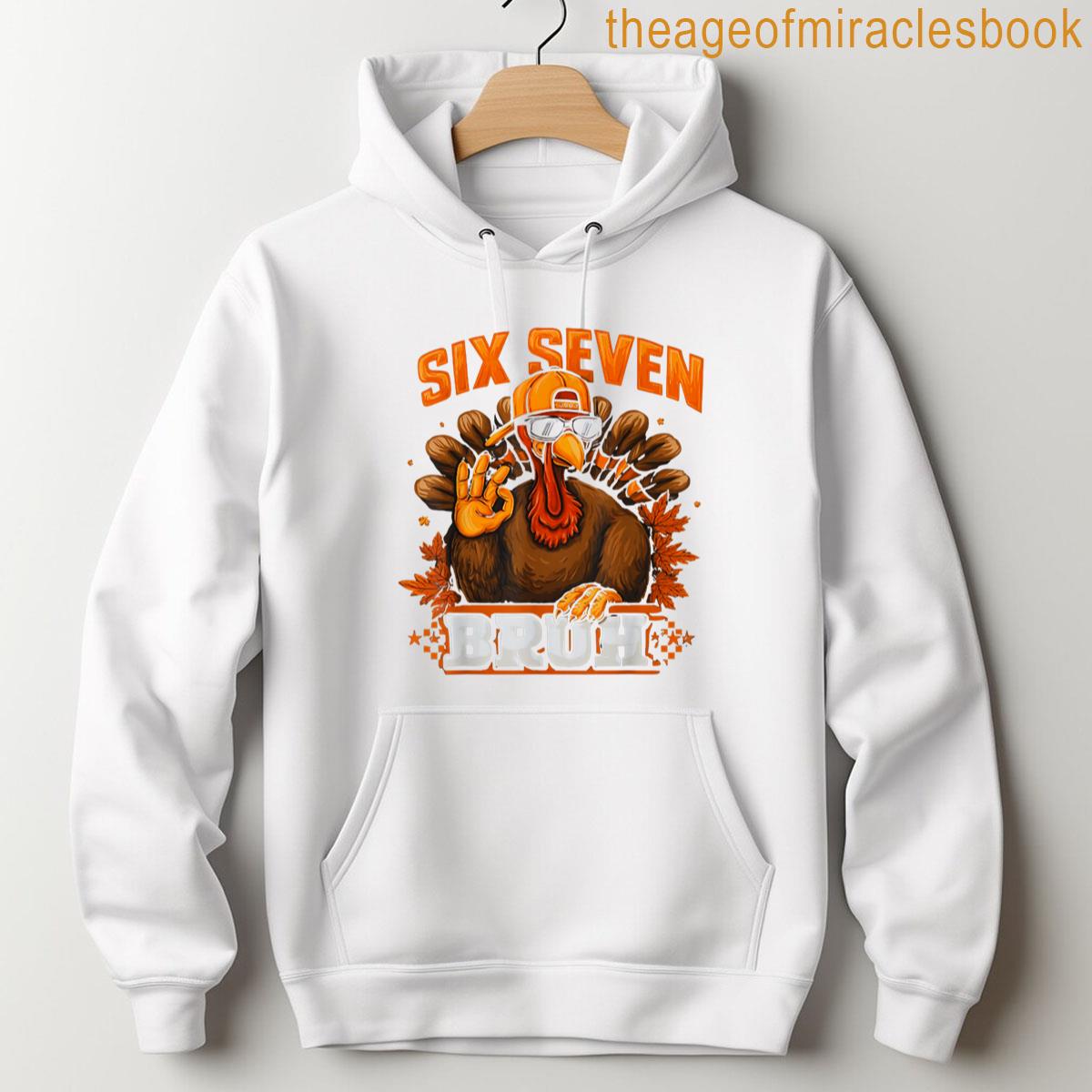 Alternative view of 67 Six Seven Burh Funny Thanksgiving Turkey 6 7 Meme Boys T-shirt