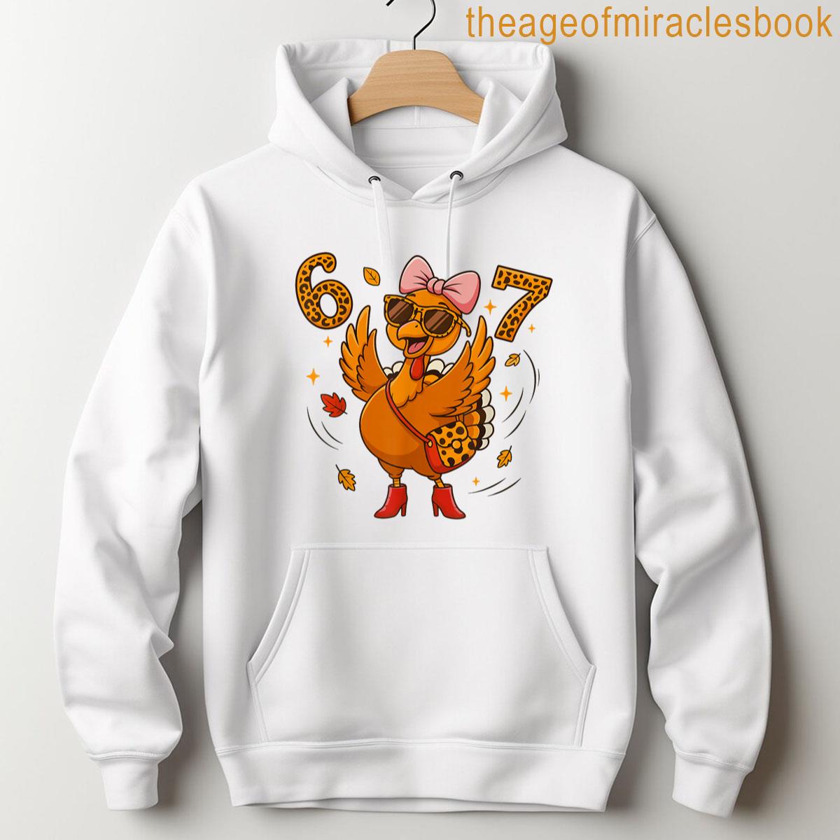Alternative view of 67 Thanksgiving Funny Turkey Thanksgiving 67 Turkey Leopard T-shirt