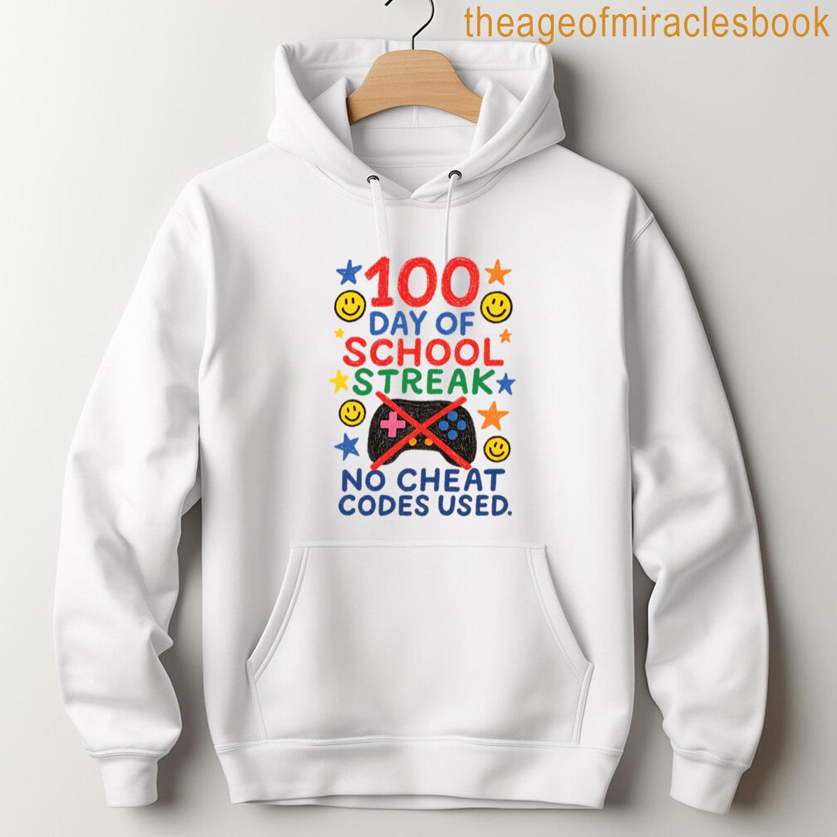 Alternative view of 00 Days Of School Streak - Funny Gamer No Cheat Codes T-shirt