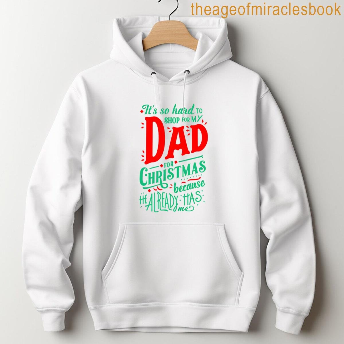 Alternative view of Vintage Christmas Dad Phrase Family Festive Humor Holiday Season T-shirt
