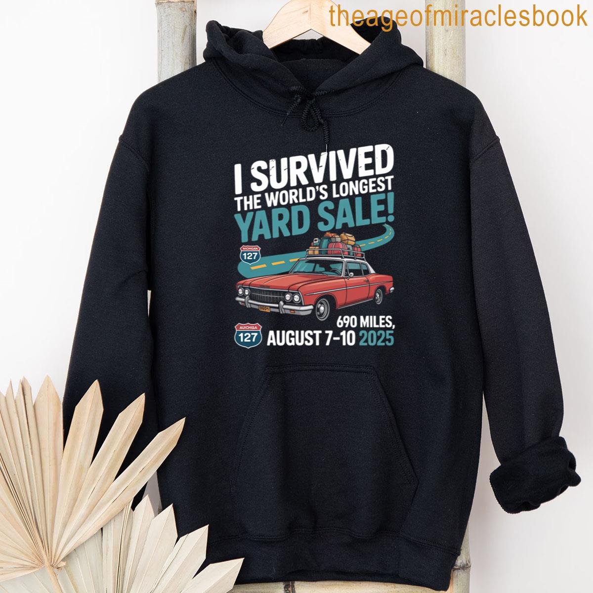 Alternative view of World's Longest Hwy 127 Yard Sale 2025 T-shirt