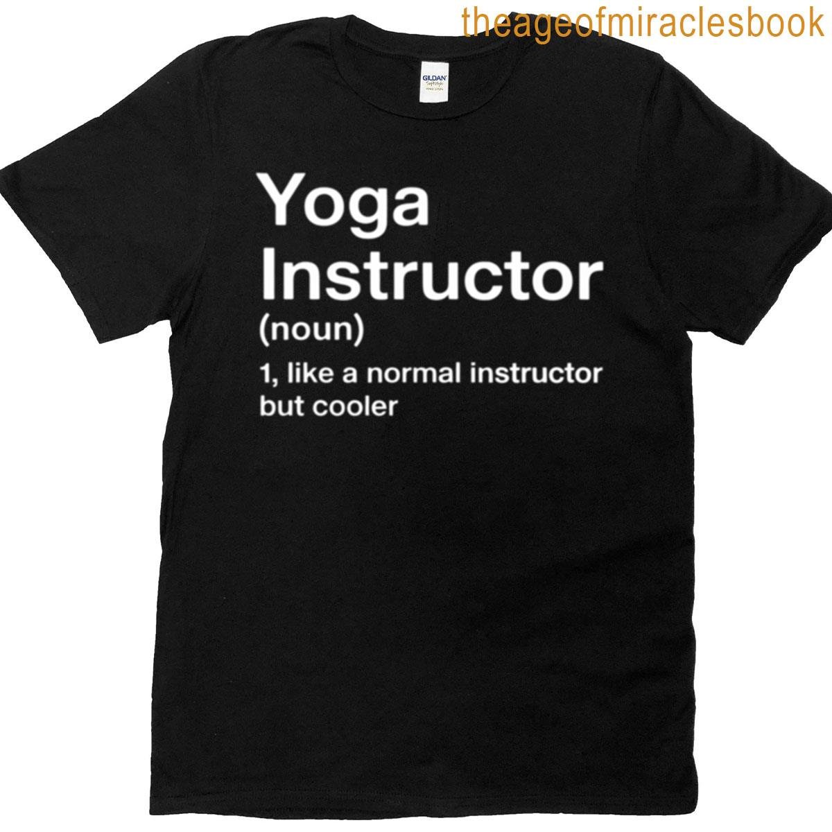 Yoga Instructor Definition Gym Trainer Coach Sports T-shirt
