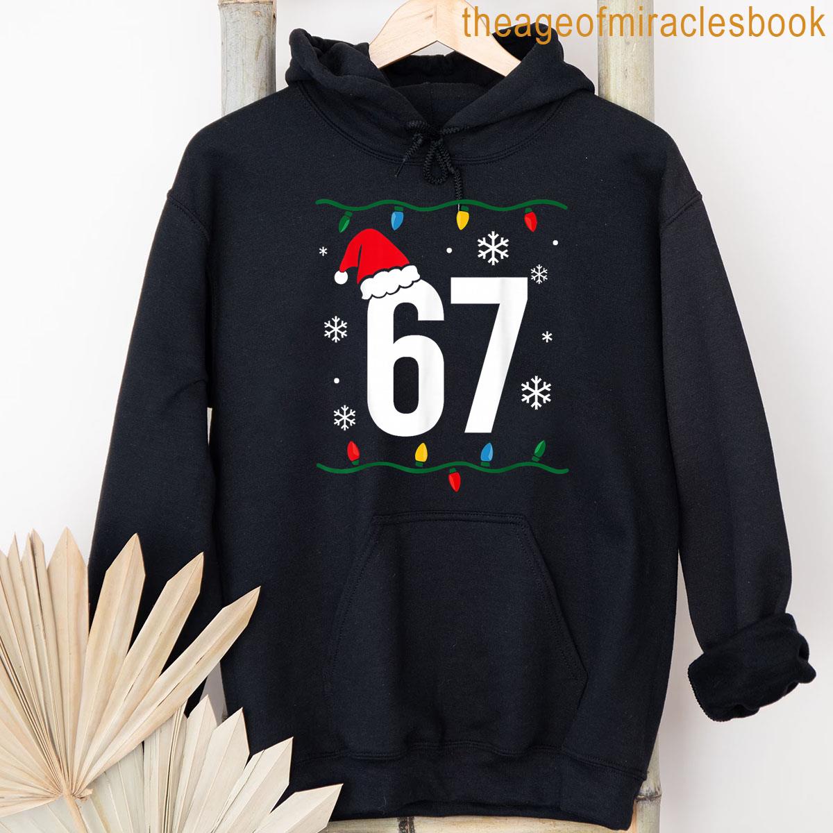 Alternative view of 6 7 Meme Christmas 67 Six Seven Funny Boy Girls Kids T-shirt