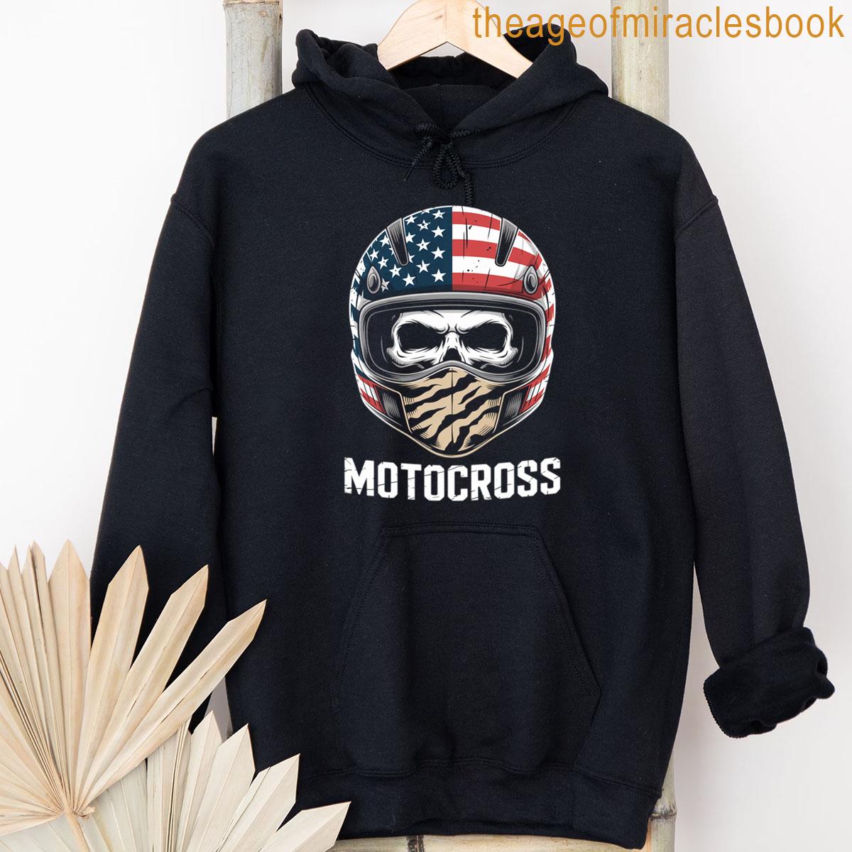 Alternative view of American Dirt Bike Motocross Apparel - Motocross Dirt Bike T-shirt