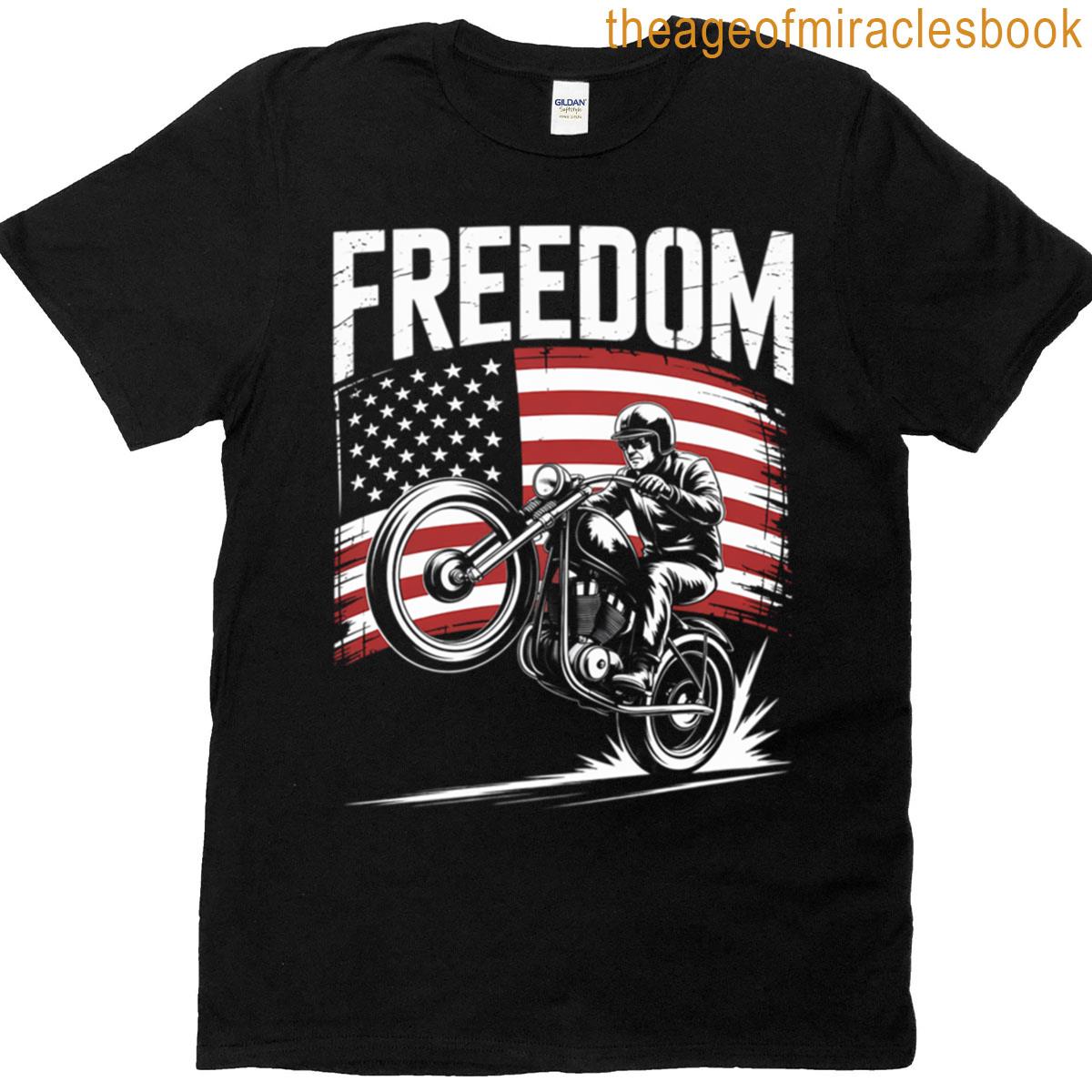 American Flag Motocross Apparel – Motocross Dirt Bike T-shirt