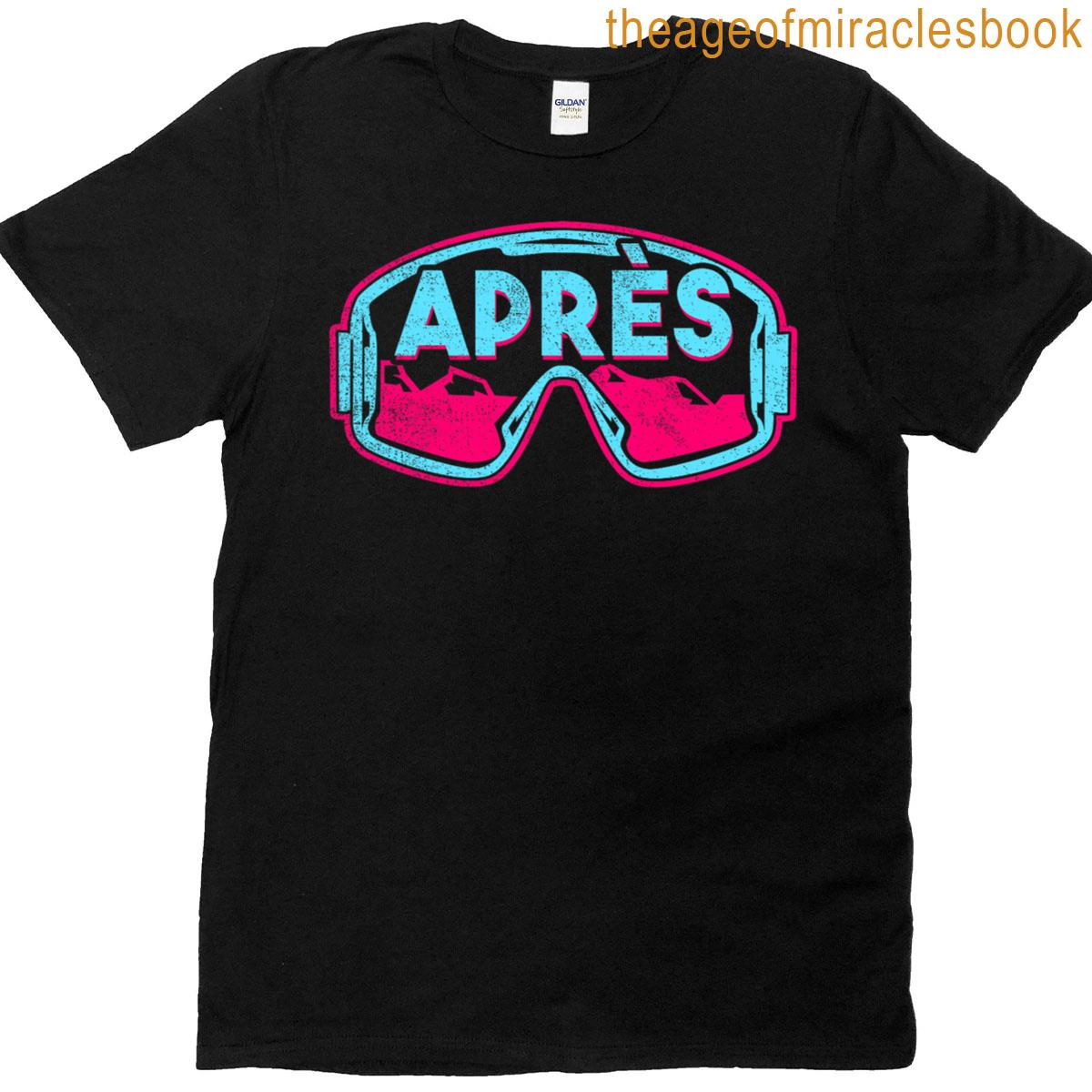 Aprs Retro Ski Snowboard Vintage 80s 90s Skiing Outfit Premium Tri-blend T-shirt