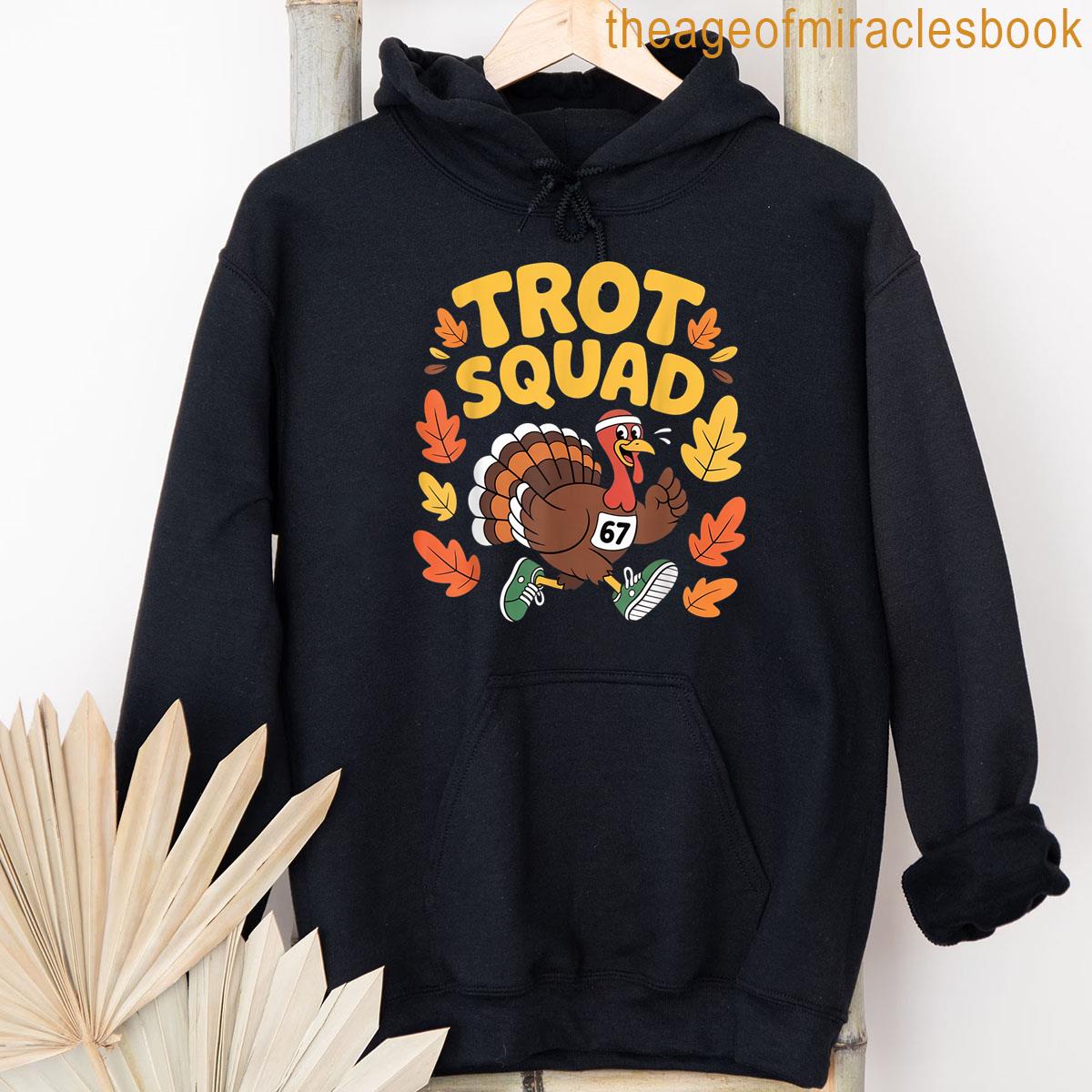 Alternative view of 6 7 Meme Thanksgiving Turkey Trot Squad Funny 67 Costume T-shirt