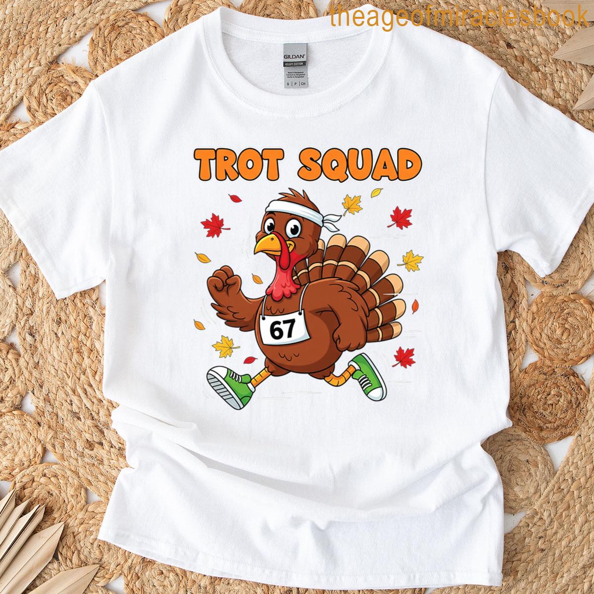 67 Meme Thanksgiving Turkey Trot Squad Premium Tri-blend T-shirt
