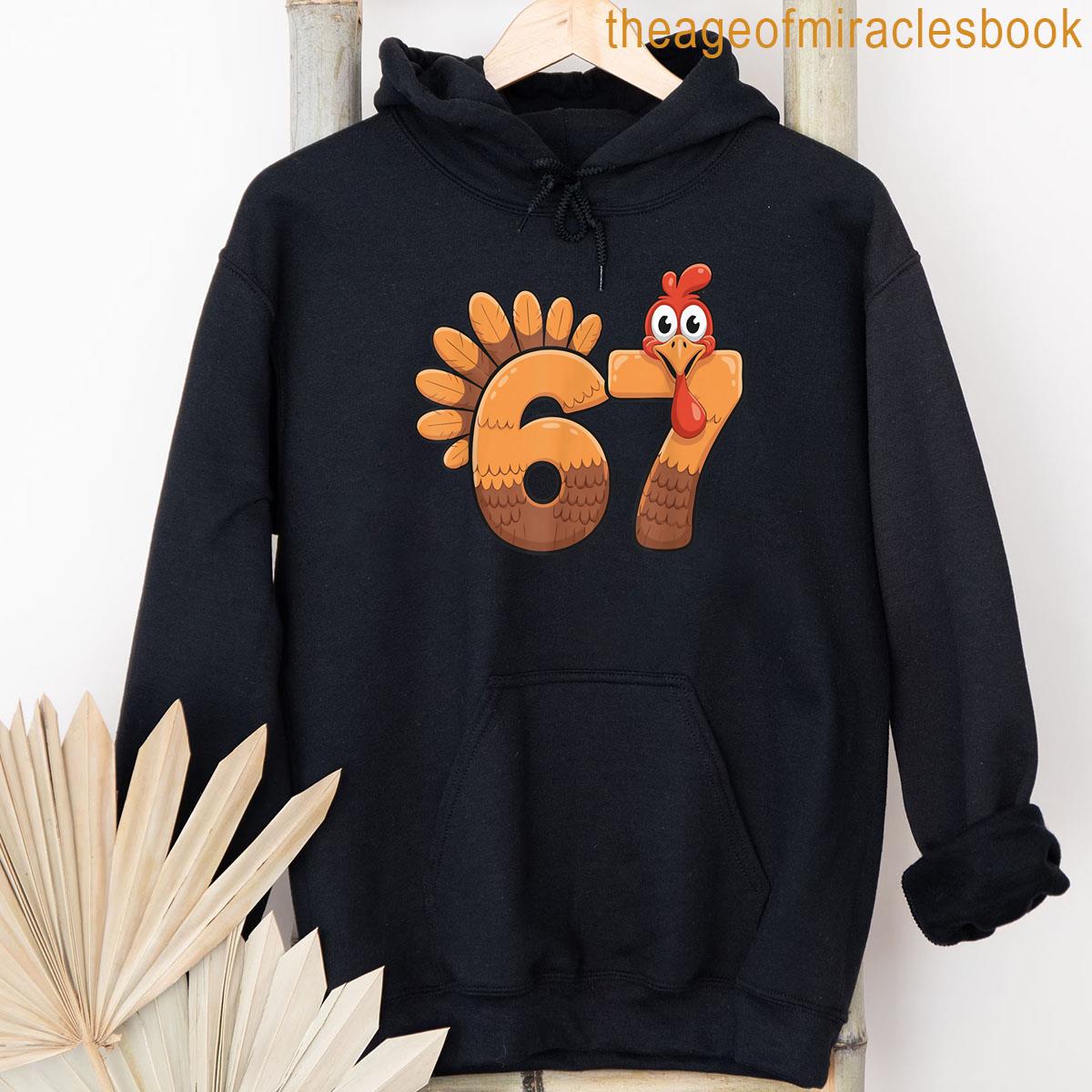 Alternative view of 67 Thanksgiving Funny Turkey Costume T-shirt