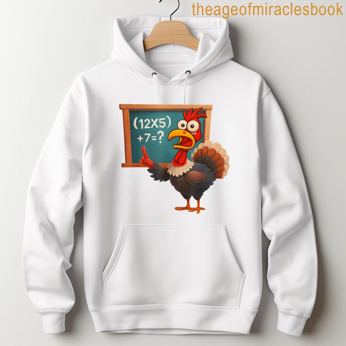Alternative view of 67 Thanksgiving Funny Turkey Math Teacher Six Seven Meme T-shirt