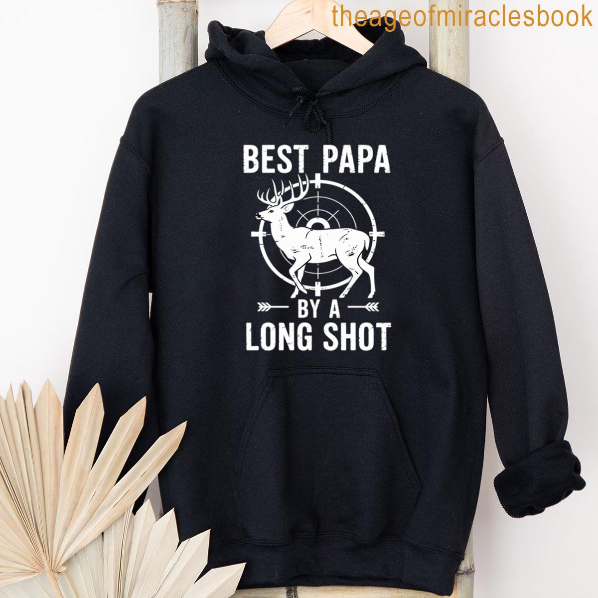 Alternative view of Best Papa Hunting Papa Grandpa Hunter Papa T-shirt