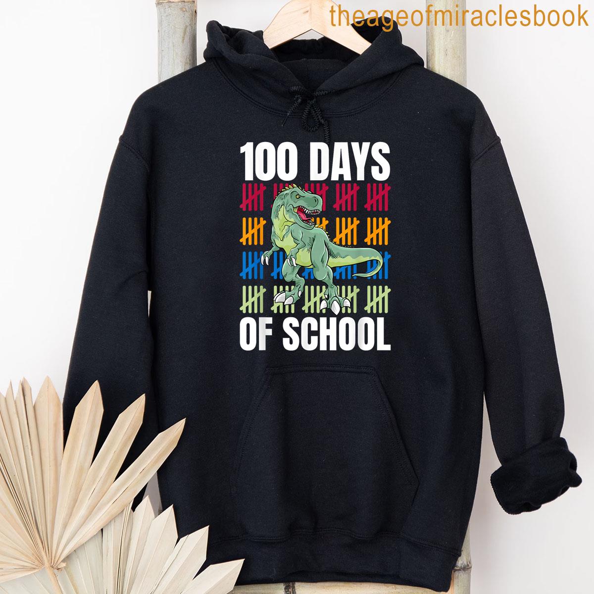 Alternative view of 100 Days Of School 100th Day Dino T-shirt