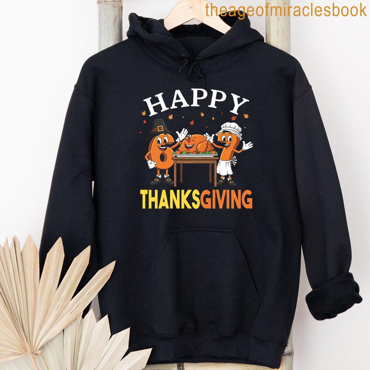Alternative view of 67 Meme Funny Happy Thanksgiving Turkey Six Seven Matching T-shirt