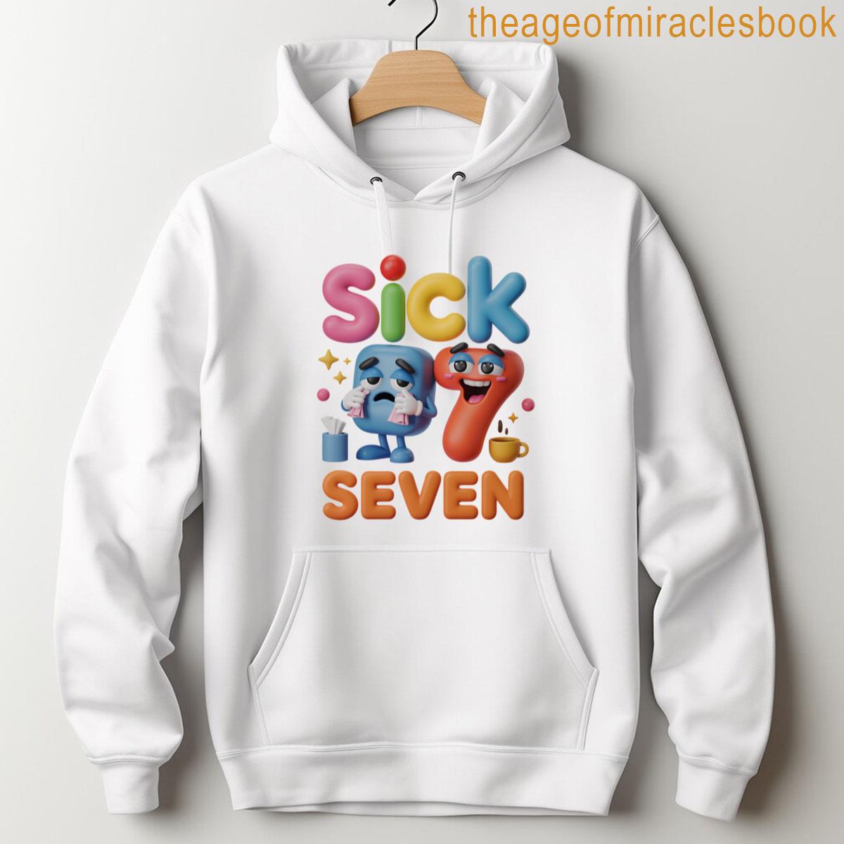 Alternative view of 67 Sick Seven Hilarious Play On Words Meme Design Oversized T-shirt