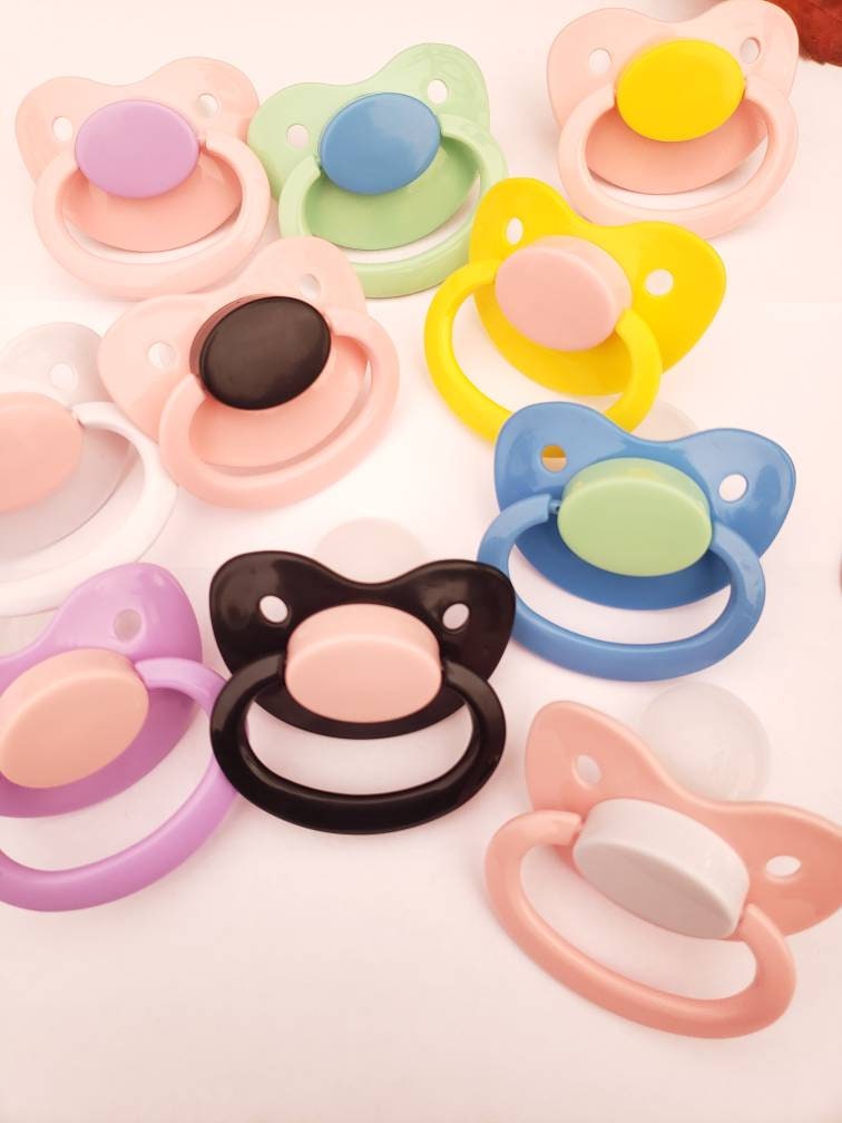 Build Your Own Adult Pacifier Ddlg Abdl Adult Baby Pacifier In Various Colors For Soothing And Snoring Baby Cosplay Accessories Shirt