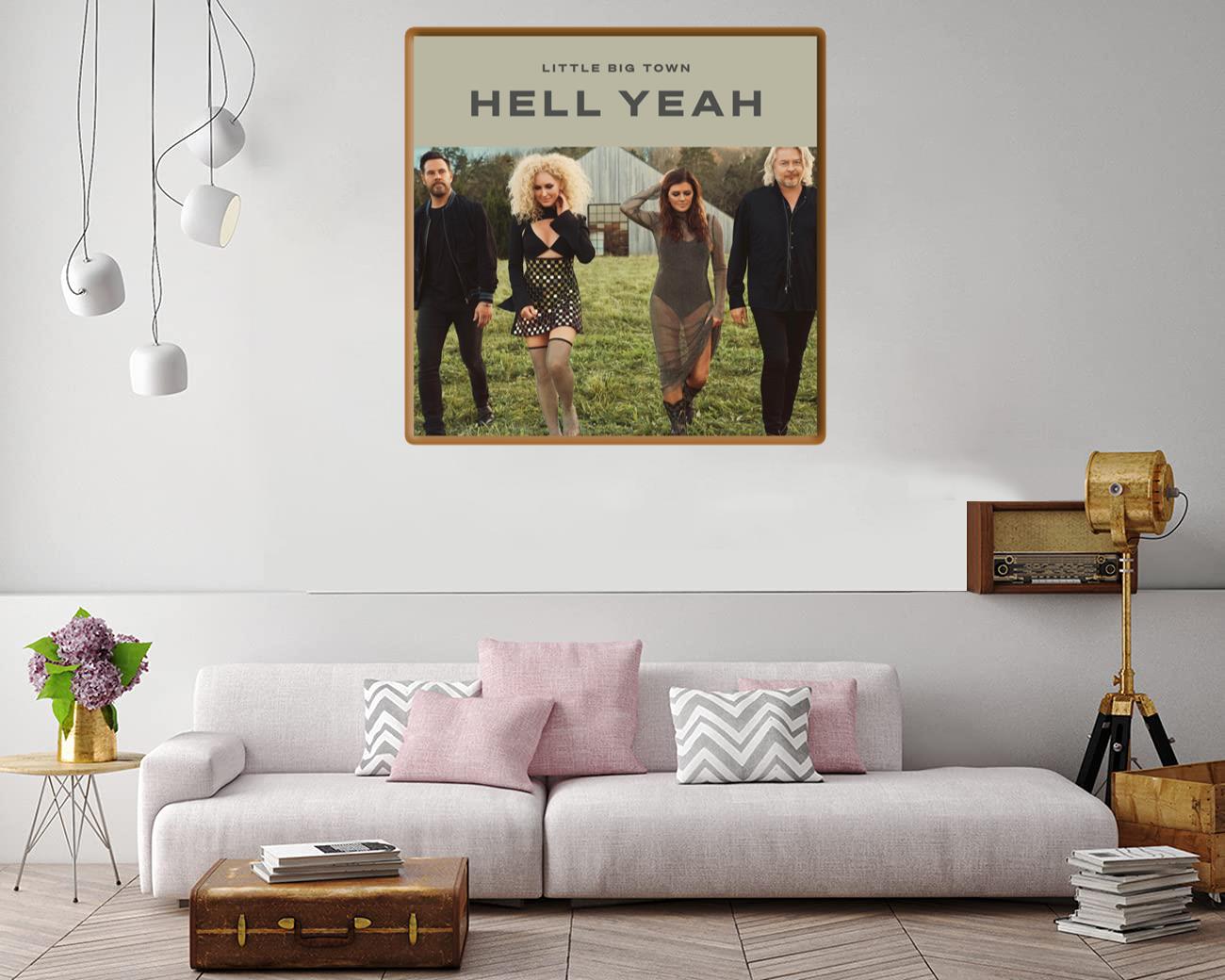 Hell Yeah Little Town Canvas Print Canvas, Poster