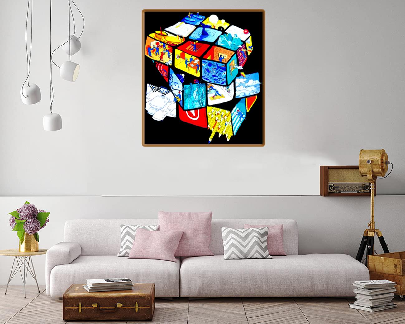 Rocka Cube Canvas Print Canvas, Poster