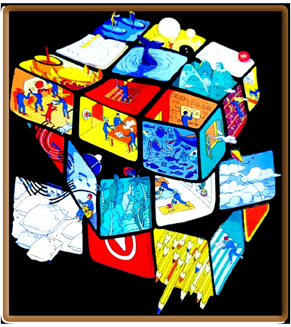 Rocka Cube Canvas Print Canvas, Poster